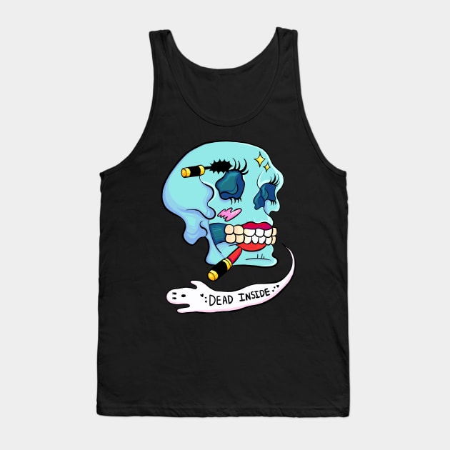 Dead Inside Tank Top by steffiemolla